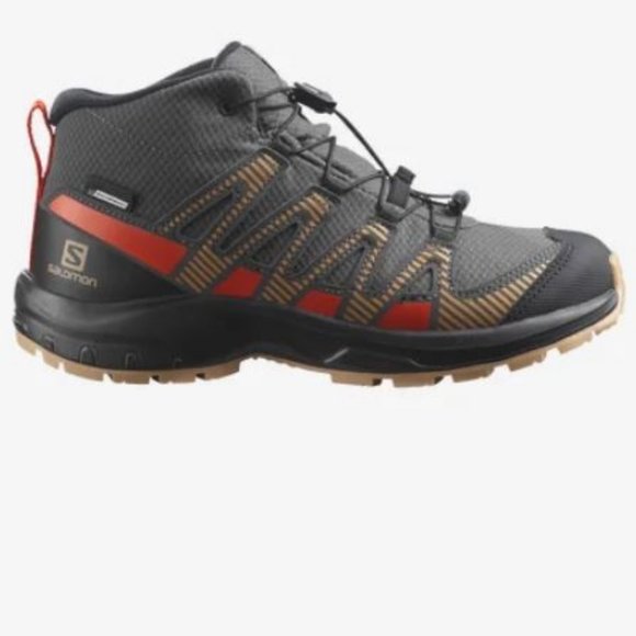 Youth US7 Running shoes XA PRO V8 MID CLIMASALOMON™ WATERPROOF - Picture 4 of 4